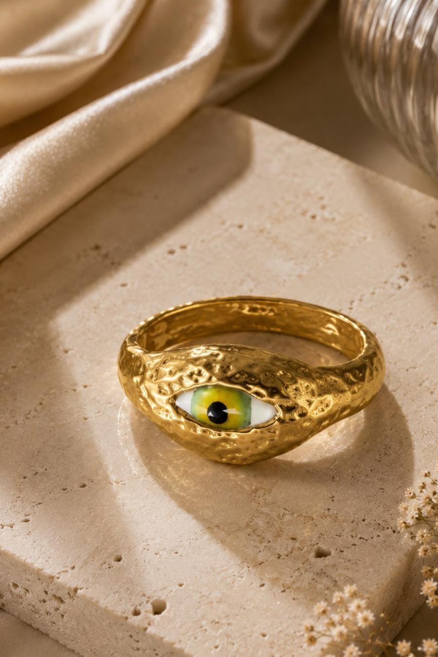 Aurea Evil Eye Cuff Bracelet
