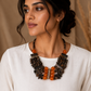 Amber Woodland Statement Necklace