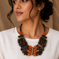 Amber Woodland Statement Necklace