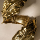 Auric Leaf Sculptural Cuff Bracelet